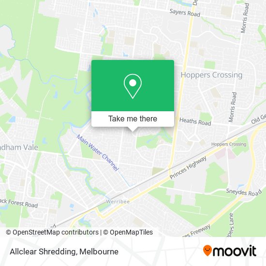 Allclear Shredding map