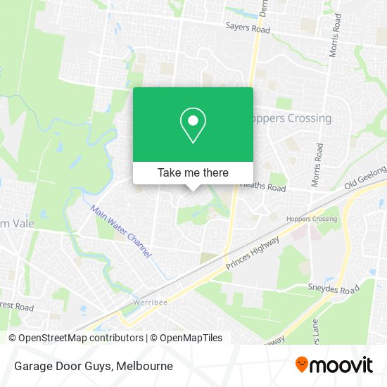 Garage Door Guys map