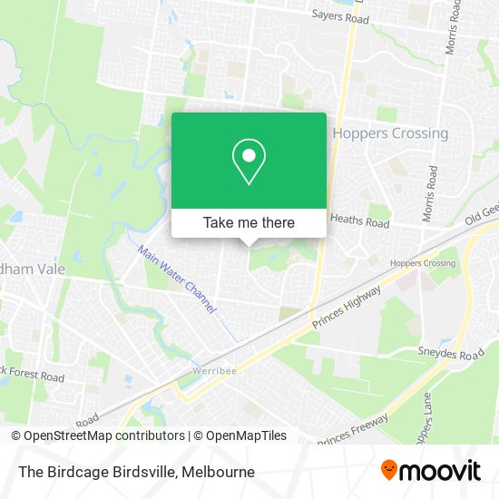 The Birdcage Birdsville map