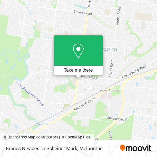 Braces N Faces Dr Scheiner Mark map