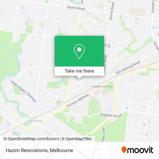 Hazim Renovations map