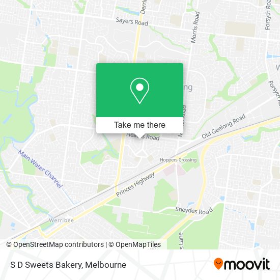 S D Sweets Bakery map