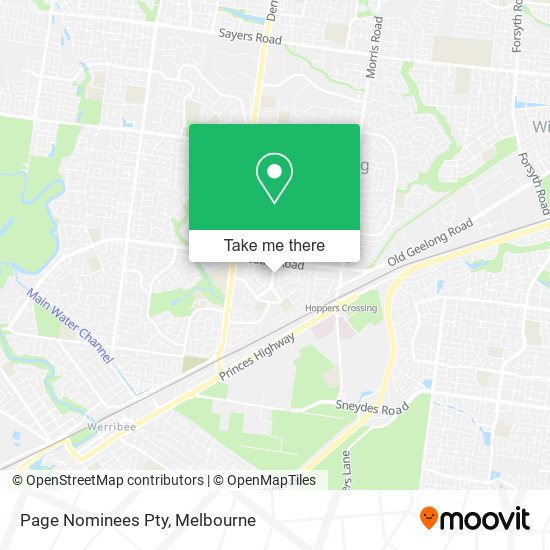 Page Nominees Pty map