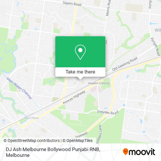 DJ Ash Melbourne Bollywood Punjabi RNB map