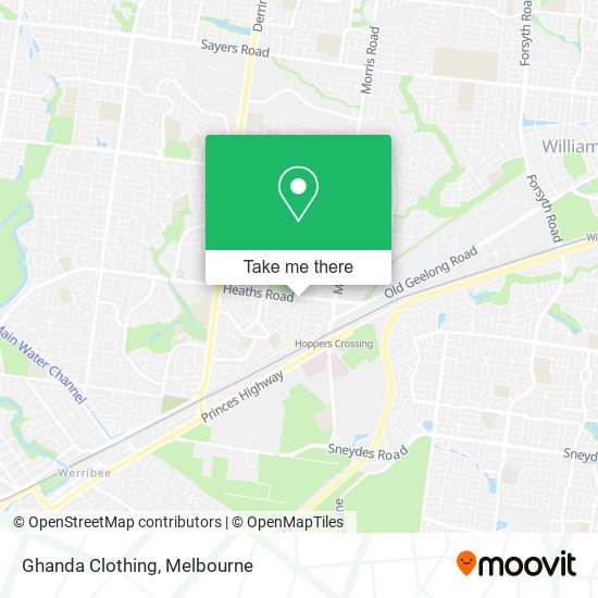 Ghanda Clothing map