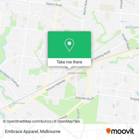 Embrace Apparel map