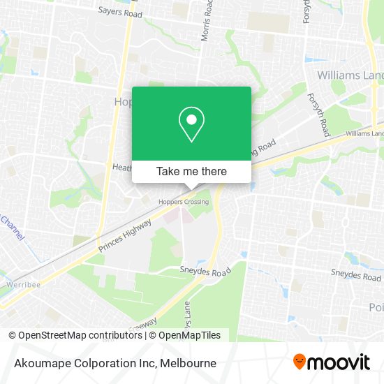 Akoumape Colporation Inc map