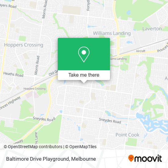 Baltimore Drive Playground map