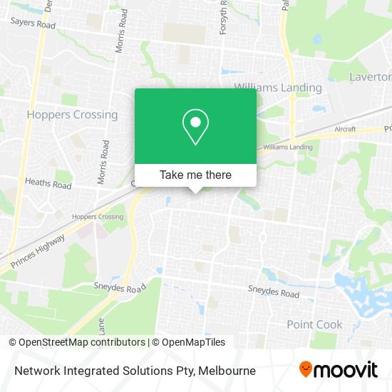 Network Integrated Solutions Pty map