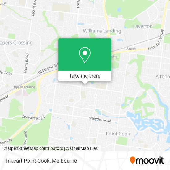 Inkcart Point Cook map