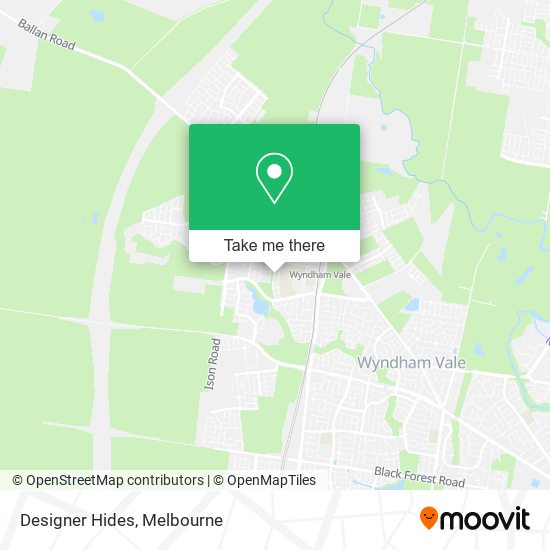Designer Hides map