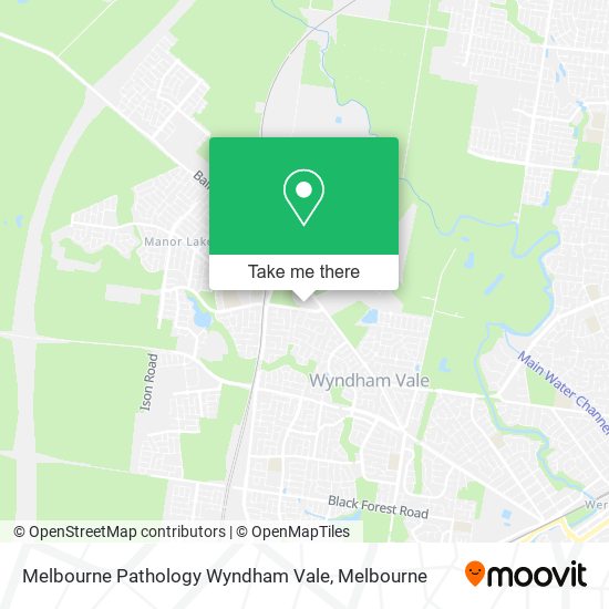 Melbourne Pathology Wyndham Vale map