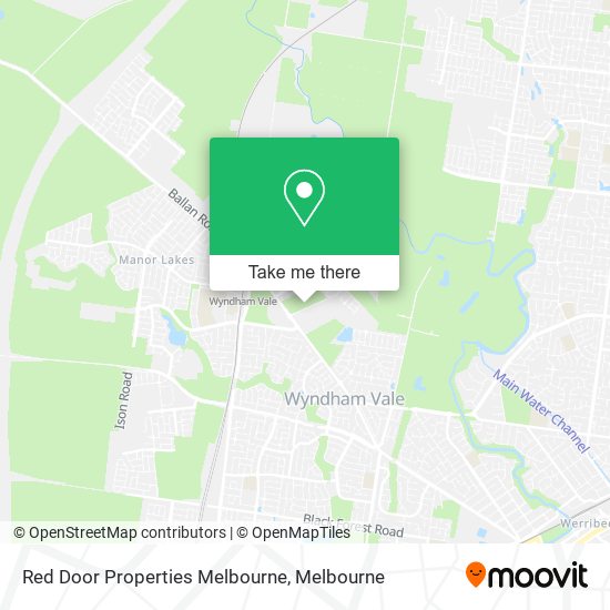 Red Door Properties Melbourne map