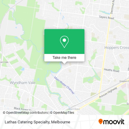Lathas Catering Specialty map