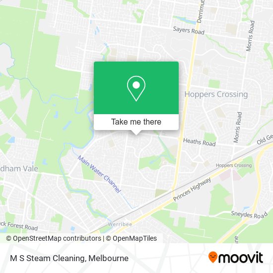 M S Steam Cleaning map