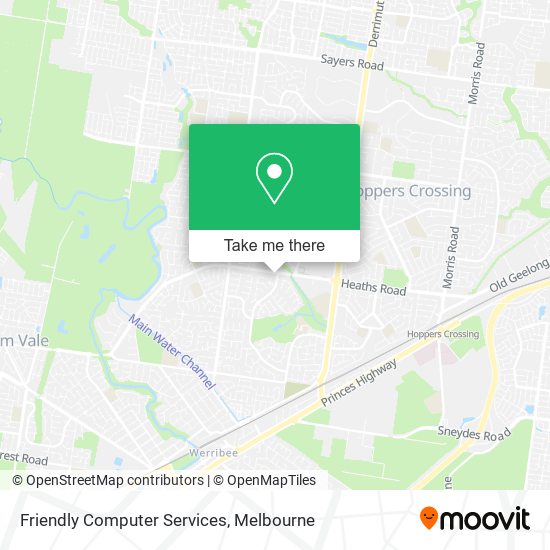 Friendly Computer Services map