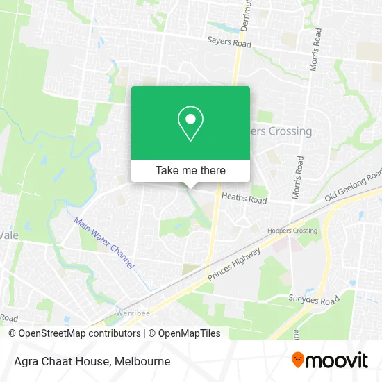 Mapa Agra Chaat House