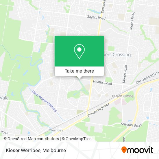 Kieser Werribee map