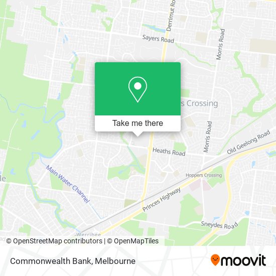 Commonwealth Bank map