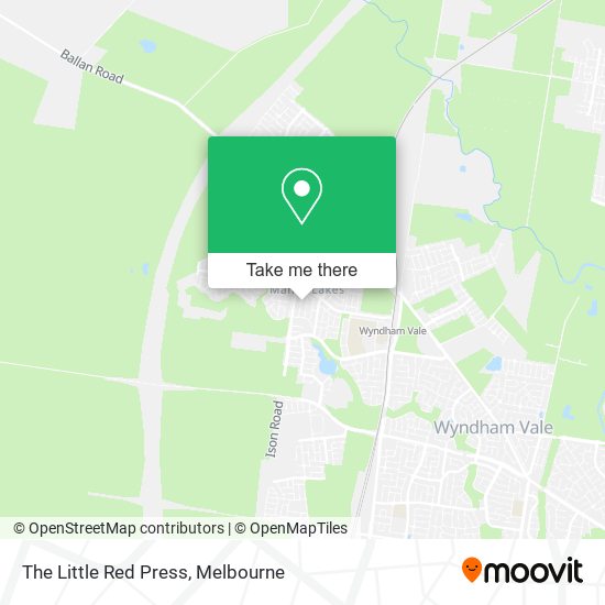 The Little Red Press map