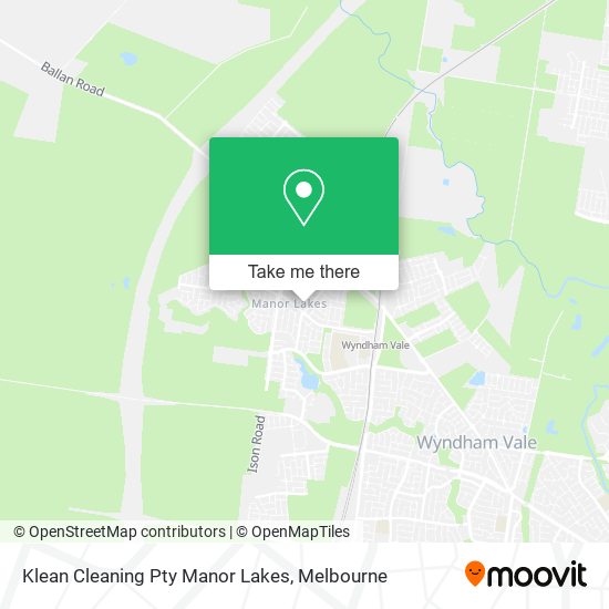 Klean Cleaning Pty Manor Lakes map