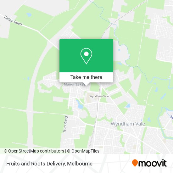 Fruits and Roots Delivery map