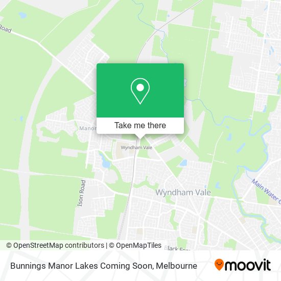 Bunnings Manor Lakes Coming Soon map