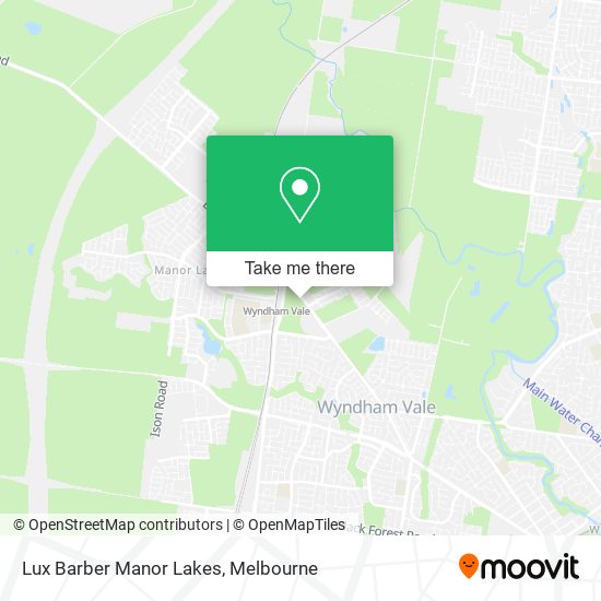 Lux Barber Manor Lakes map