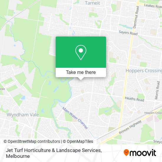 Jet Turf Horticulture & Landscape Services map