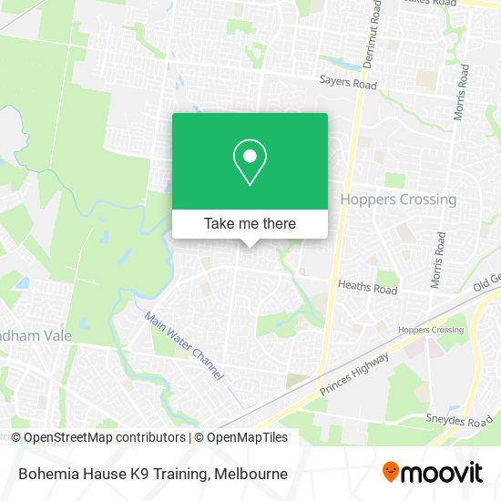 Bohemia Hause K9 Training map
