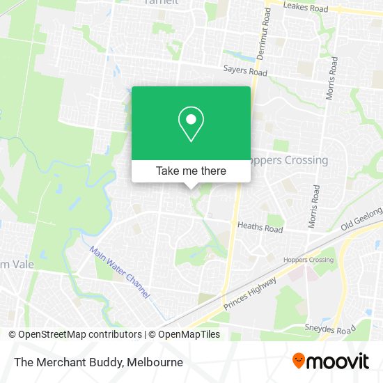 The Merchant Buddy map