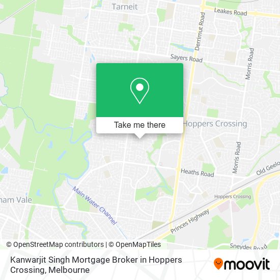 Kanwarjit Singh Mortgage Broker in Hoppers Crossing map