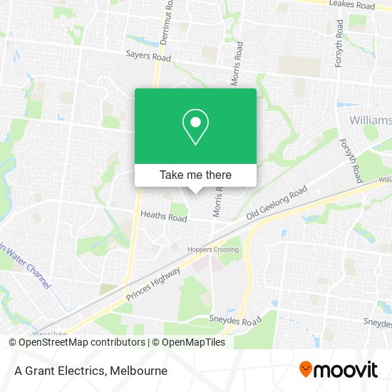 A Grant Electrics map