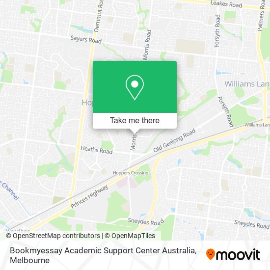 Bookmyessay Academic Support Center Australia map