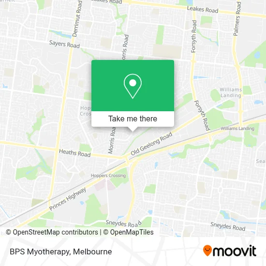 How to Get to BPS Myotherapy in Hoppers Crossing by Bus or Train?
