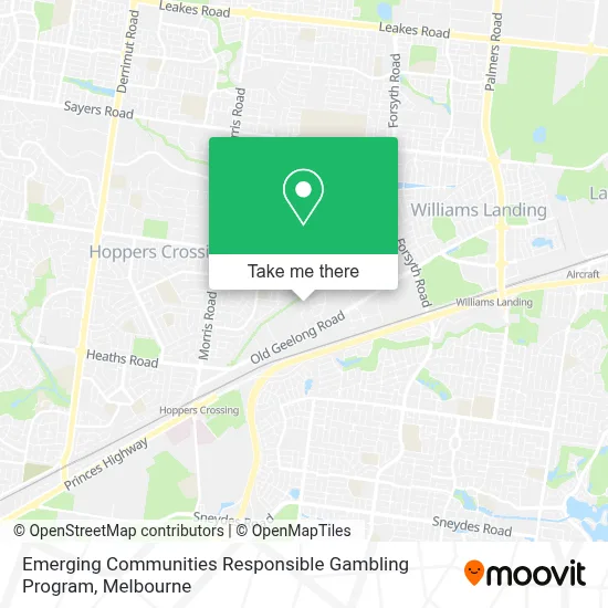 Mapa Emerging Communities Responsible Gambling Program