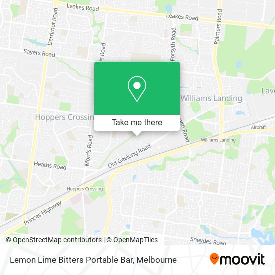 Lemon Lime Bitters Portable Bar map