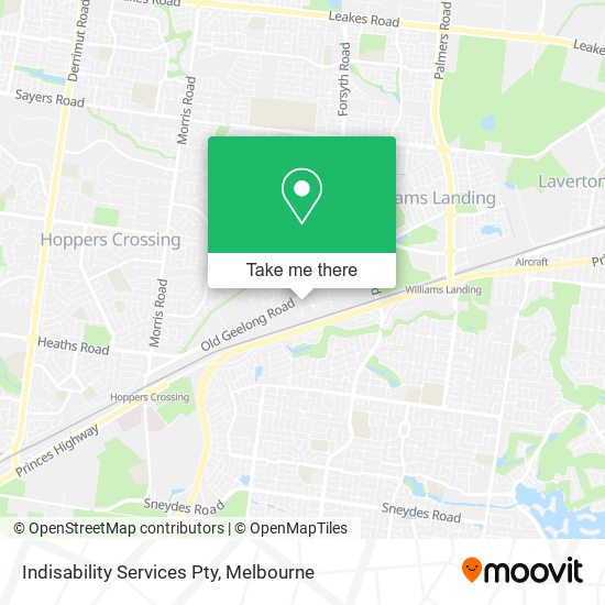 Indisability Services Pty map