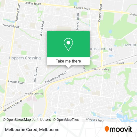 Melbourne Cured map