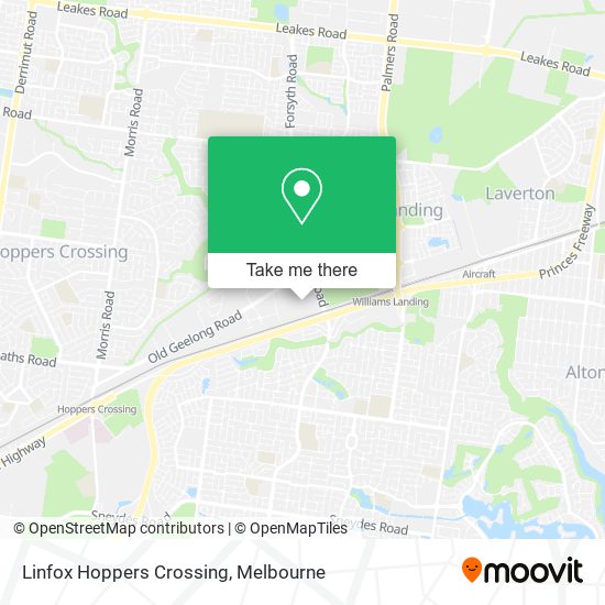 Linfox Hoppers Crossing map
