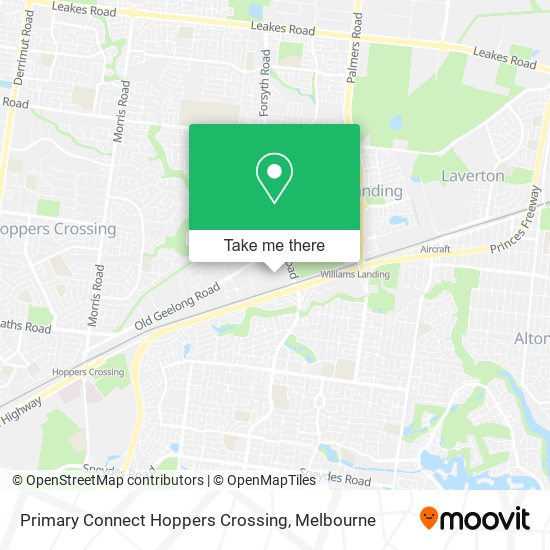 Primary Connect Hoppers Crossing map