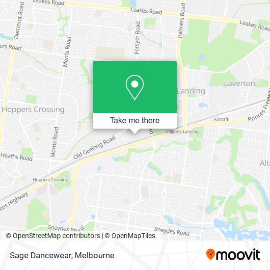 Sage Dancewear map