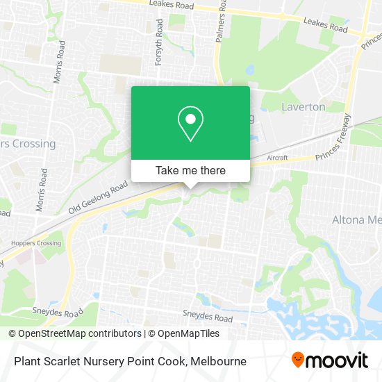 Plant Scarlet Nursery Point Cook map