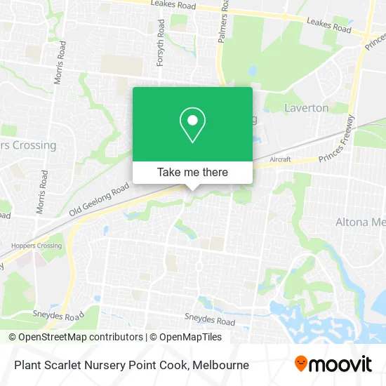 Plant Scarlet Nursery Point Cook map