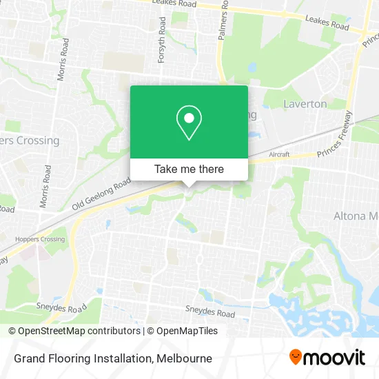 Grand Flooring Installation map
