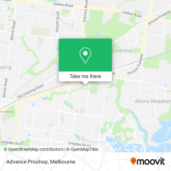 Advance Proshop map