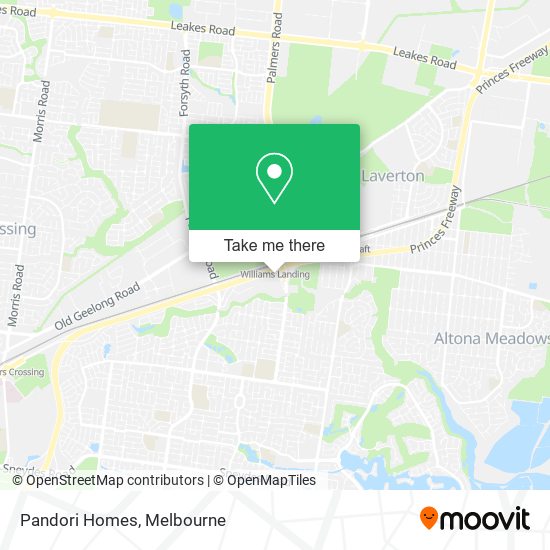 Pandori Homes map