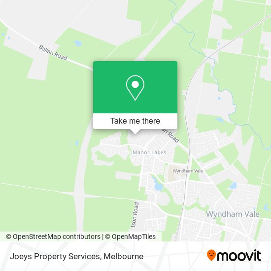 Joeys Property Services map