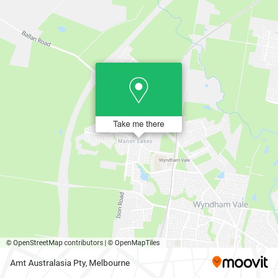 Amt Australasia Pty map