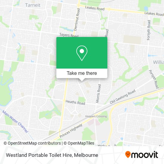 Westland Portable Toilet Hire map